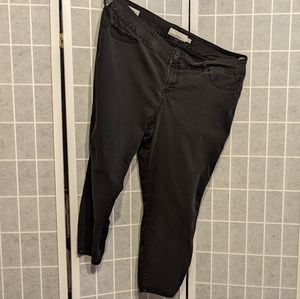 24S Torrid JEGGING - SUPER STRETCH FADED BLACK